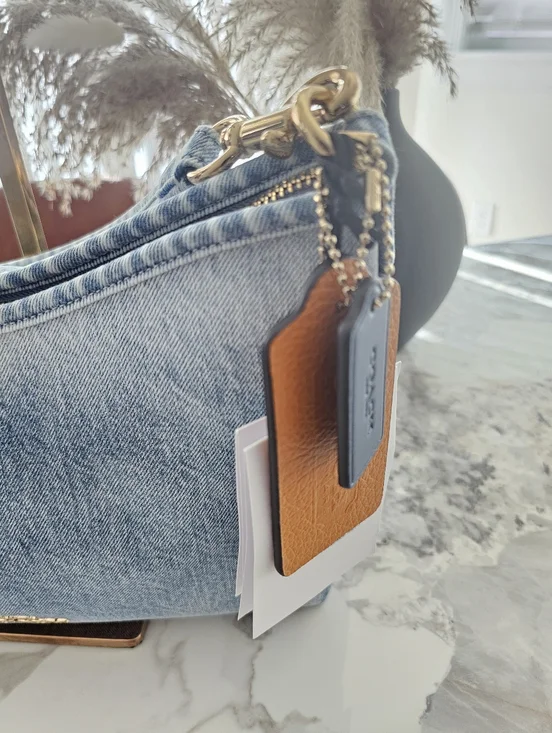 Laurel Denim Shoulder Bag - Picture 4 of 7